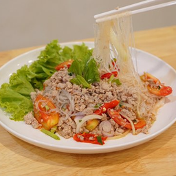 ยำวุ้นเส้นหมูสับ