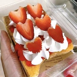 ปังปิ้งวิปครีมสตอเบอรี่เกาหลีสด