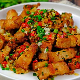 คั่วพริกเกลือ(กับข้าว)(โปรดเลือกวัตถุดิบ)