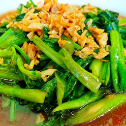 ผัดผักกวางตุ้ง(กับ)