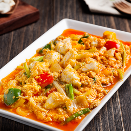 ผัดผงกะหรี่(กับข้าว)(โปรดเลือกวัตถุดิบ)