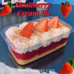สตรอว์เบอร์รี่ ครีม พาย