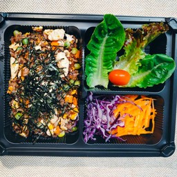 ข้าวผัด 3สี พร้อมธัญพืช พร้อมสาหร่ายโรย