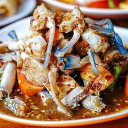 ตำเหลาปูม้าสด