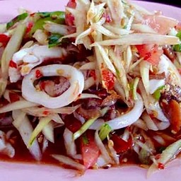 ตำปลาหมึก