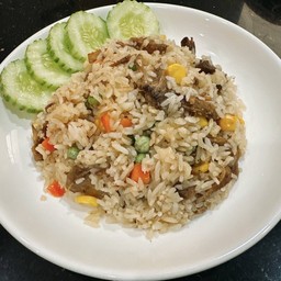 ข้าวผัดขาเห็ดเจ