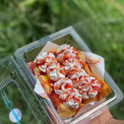 ปังปิ้งวิปครีมแยมสตอเบอรี่