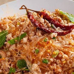 ลาบวุ้นเส้นหมูสับ