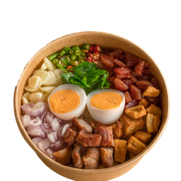 ข้าวยำหมูขยำ(ใส่ไข่)