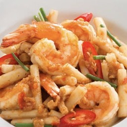 ผัดไหลบัวกุ้งสด
