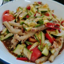 ตำแตง+ตีนไก่
