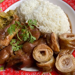 ข้าวคากิ+ไส้