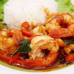 ข้าวพริกเผากุ้ง