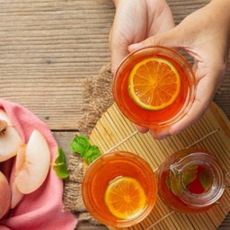 ชาพีชร้อน