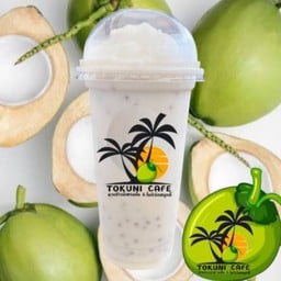 มะพร้าวปั่นนมสด