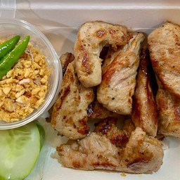 หมูทอดสูตรน้ำมันน้อย(สันใน)ล้วนๆ