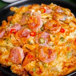 ข้าวไข่เจียวแหนม