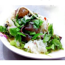 ยำเห็ด (ยำเห็ดล้วนไม่มีของสด)