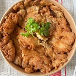 ข้าวไข่เจียวกุ้งสับ