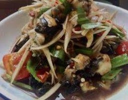 ตำปูปลาร้าหอยเชอรี่