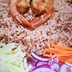 ข้าวคลุกกะปิ เพิ่มกุ้งสด