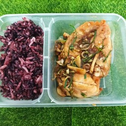สเต๊กไก่สมุนไพร