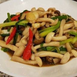 ผััดเห็ดน้ำมันหอย