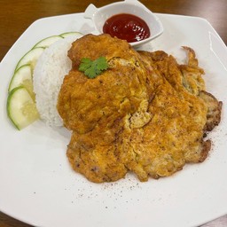 ข้าวไข่เจียวหมูสับ