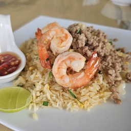 ข้าวผัด กุ้ง หมูสับ