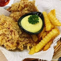 เฟรนฟราย + ไก่ทอด