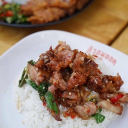 ข้าวสามชั้นคั่วเกลือ พิเศษ