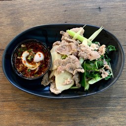 เนื้อน่องลายลวกจิ้ม