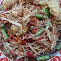 [อร่อยซ่ากับโค้ก] ตำปลาร้า +  โค้ก ออริจินัล (ขวด)