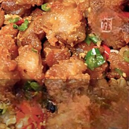 -เอ็นข้อไก่คั่วพริกเกลือ