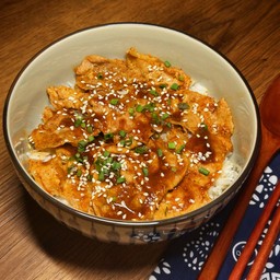 หมูสันคอสไลซ์ย่างหม่าล่า