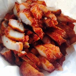 ข้าวหมูสามชั้น+น้ำจิ้มสุกี้