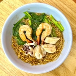 บะหมี่กรอบราดหน้า ทะเล