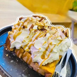 ปังปิ้งวิปครีมคาราเมลแอลมอนด์