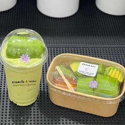 เซ็ตรวมมิตรอโวคาโด้ อโวคาโด้ปั่นแก้วใหญ่+อโวคาโด้สดน้ำผึ้ง