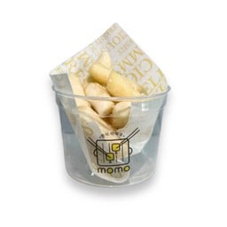 ต๊อกปกกีทอดกรอบ โรยงา ราดนมข้น