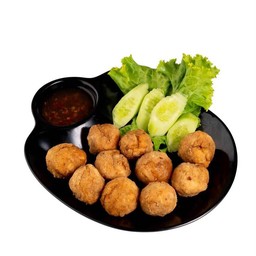 ลูกชิ้นกุ้งทอด