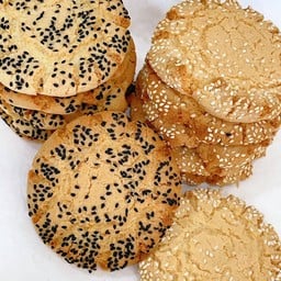 คุกกี้รสพีชโรลงาดํากับงาขาว 桃酥