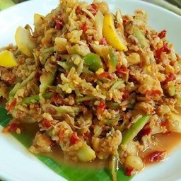 ส้มตำกล้วยปูปลาร้า