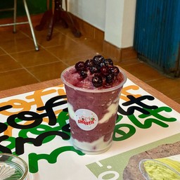 บลูเบอรี่สมูทตี้โยเกิร์ต