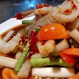 ส้มตำไหลบัวปูปลาร้า