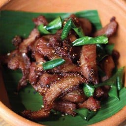 หมูทอดปลาร้า