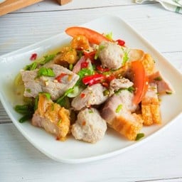 ยำหมูเด้ง