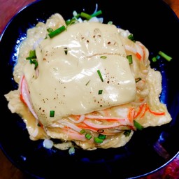ข้าวไข่ข้น ปูอัด ชีส