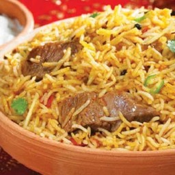 ข้าวหมกเนื้อ  beef biryani