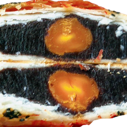 ขนมเปี้ยะ ไส้ถั่วแดง + ไข่